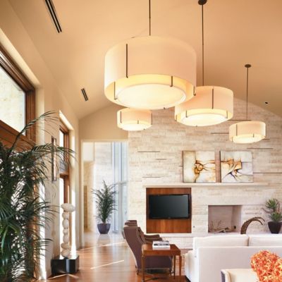 Exos Double Shade Large Scale Pendant