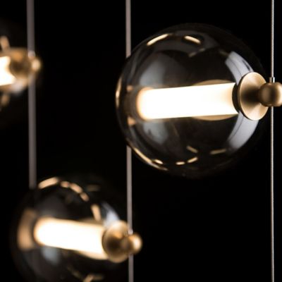 Abacus Floor to Ceiling LED Linear Suspension