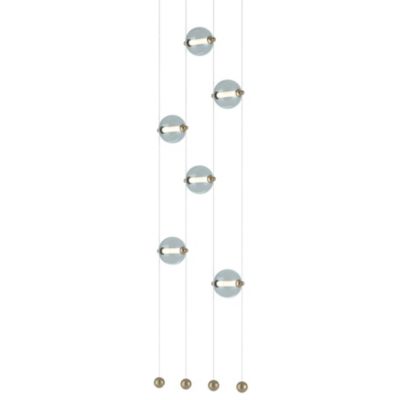 Abacus Floor to Ceiling LED Linear Suspension