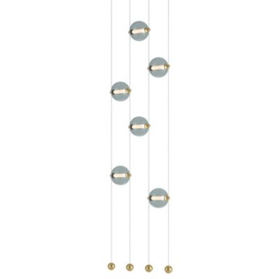 Abacus Floor to Ceiling LED Linear Suspension