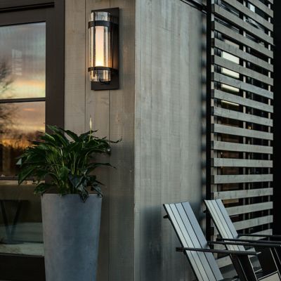 Banded Outdoor Wall Sconce