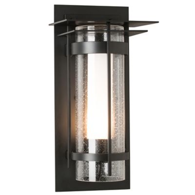 Banded Outdoor Wall Sconce with Top Plate