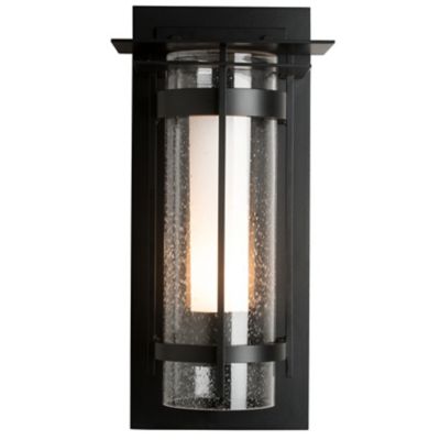 Banded Outdoor Wall Sconce with Top Plate
