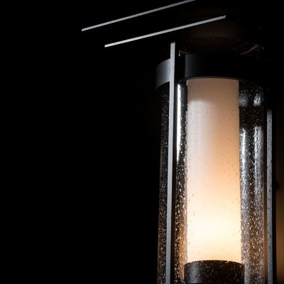 Banded Outdoor Wall Sconce with Top Plate