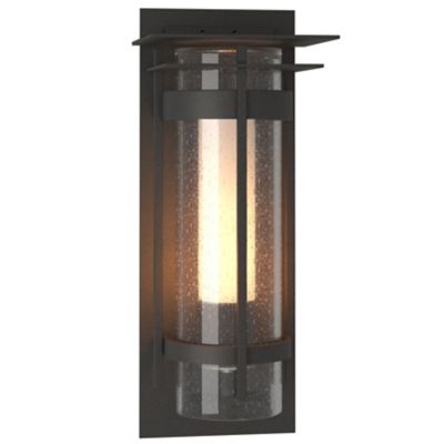 Banded Outdoor Wall Sconce with Top Plate