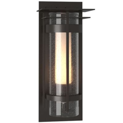 Banded Outdoor Wall Sconce with Top Plate