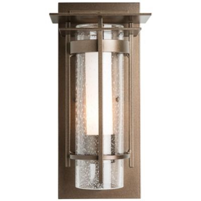 Banded Outdoor Wall Sconce with Top Plate