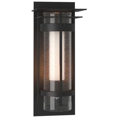 Banded Outdoor Wall Sconce with Top Plate