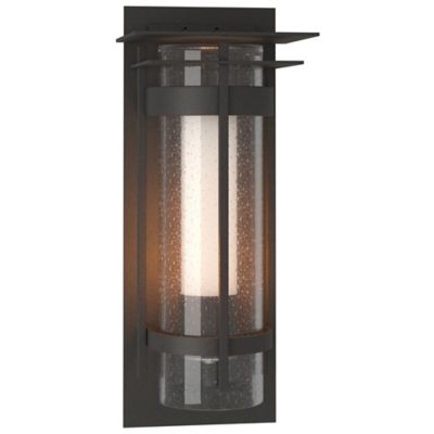 Banded Outdoor Wall Sconce with Top Plate