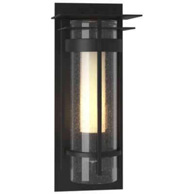 Banded Outdoor Wall Sconce with Top Plate