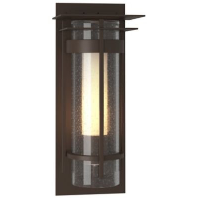Banded Outdoor Wall Sconce with Top Plate