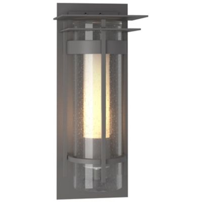 Banded Outdoor Wall Sconce with Top Plate