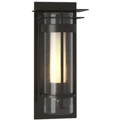 Banded Outdoor Wall Sconce with Top Plate