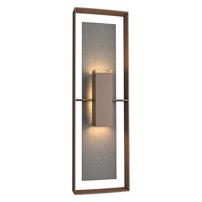 Shadow Box Tall Outdoor Wall Sconce