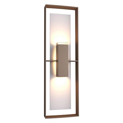 Shadow Box Tall Outdoor Wall Sconce