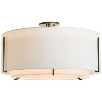 Exos Double Shade Semi-Flushmount