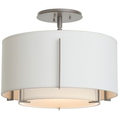 Exos Double Shade Semi-Flushmount