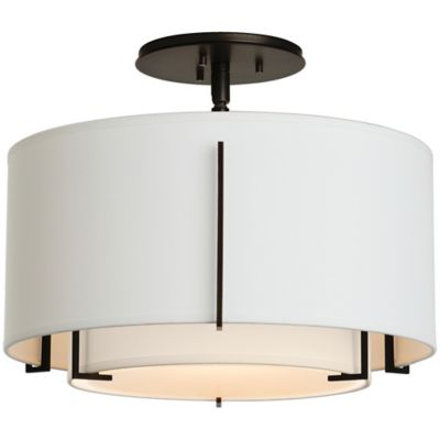Exos Double Shade Semi-Flushmount