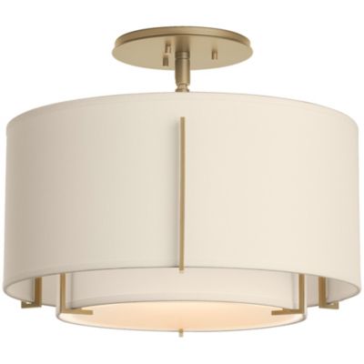 Exos Double Shade Semi-Flushmount