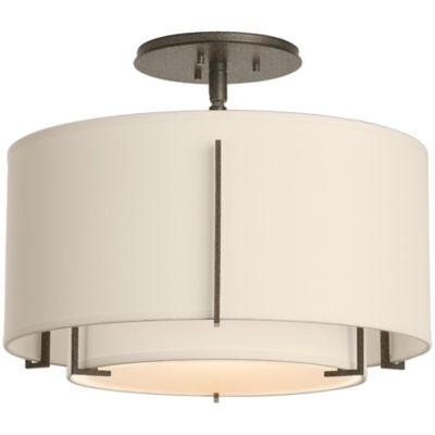 Exos Double Shade Semi-Flushmount