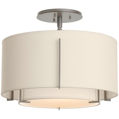 Exos Double Shade Semi-Flushmount