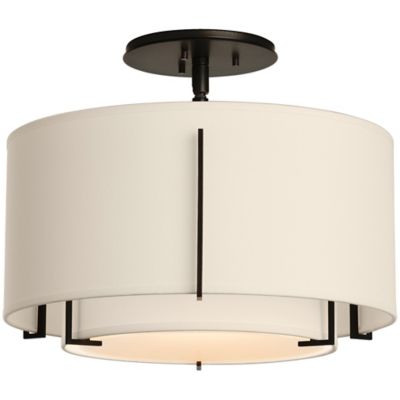 Exos Double Shade Semi-Flushmount