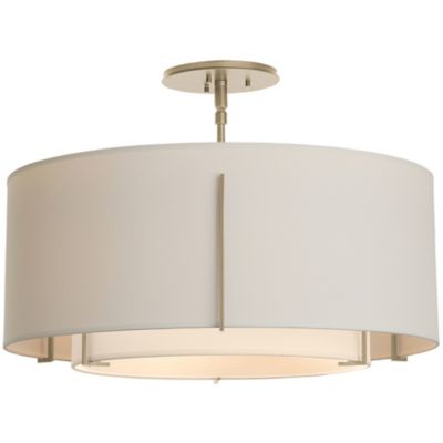 Exos Double Shade Semi-Flushmount