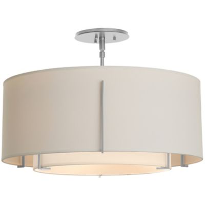 Exos Double Shade Semi-Flushmount