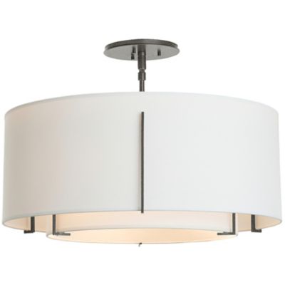 Exos Double Shade Semi-Flushmount