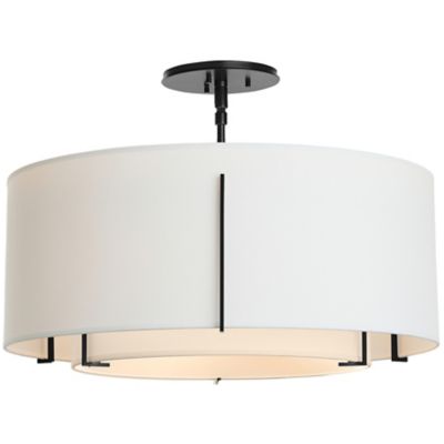 Exos Double Shade Semi-Flushmount