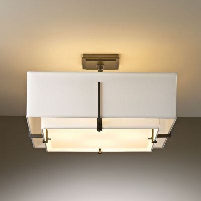 Exos Large Square Semi-Flushmount