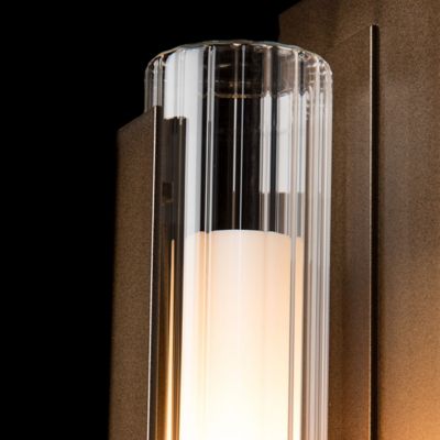 Vertical Bar Fluted Outdoor Wall Sconce