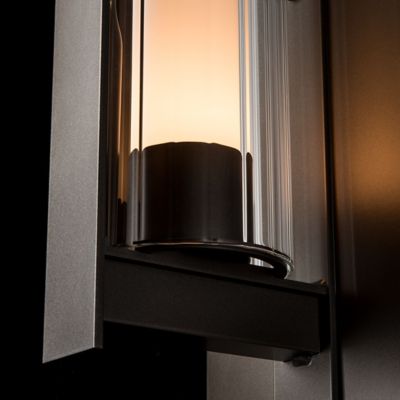 Vertical Bar Fluted Outdoor Wall Sconce