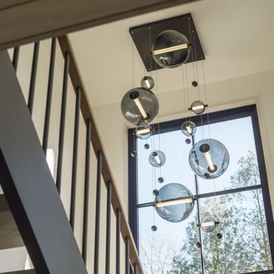 Abacus Square LED Multi-Light Pendant