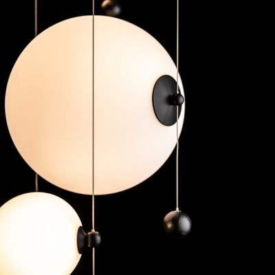 Abacus Round LED Multi-Light Pendant