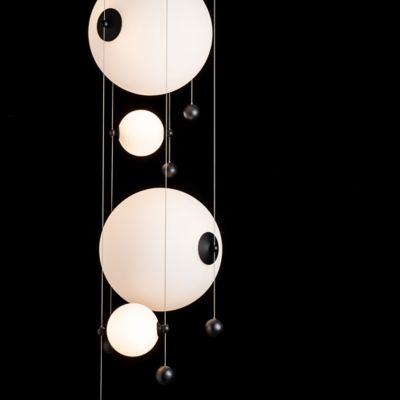 Abacus Round LED Multi-Light Pendant