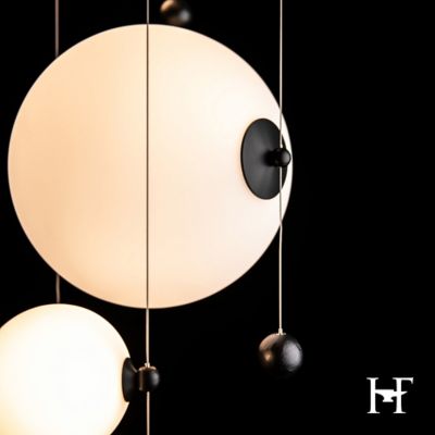Abacus Round LED Multi-Light Pendant