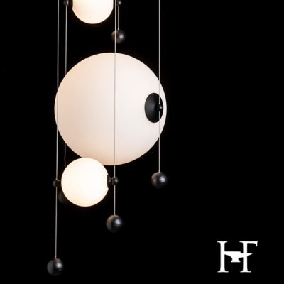 Abacus Round LED Multi-Light Pendant