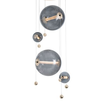 Abacus Round LED Multi-Light Pendant