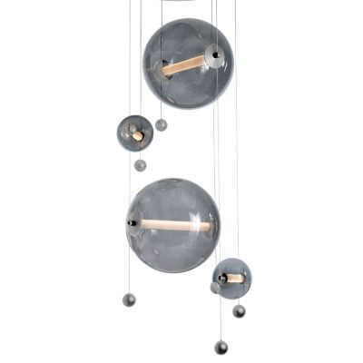 Abacus Round LED Multi-Light Pendant