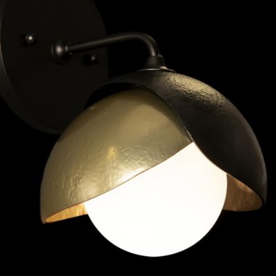 Brooklyn 1-Light Double Shade Bathroom Wall Sconce