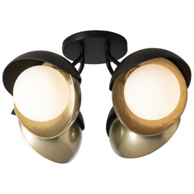 Brooklyn 4-Light Double Shade Semi-Flushmount