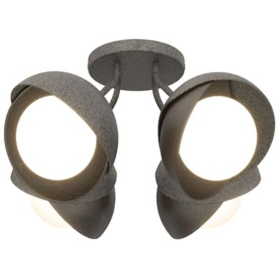 Brooklyn 4-Light Double Shade Semi-Flushmount