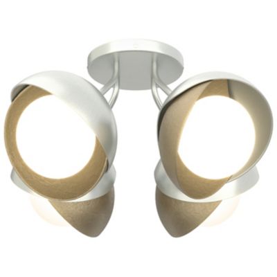 Brooklyn 4-Light Double Shade Semi-Flushmount