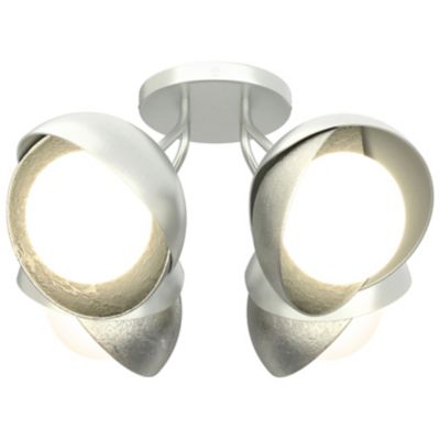 Brooklyn 4-Light Double Shade Semi-Flushmount