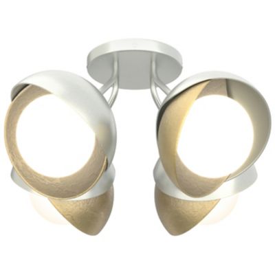 Brooklyn 4-Light Double Shade Semi-Flushmount