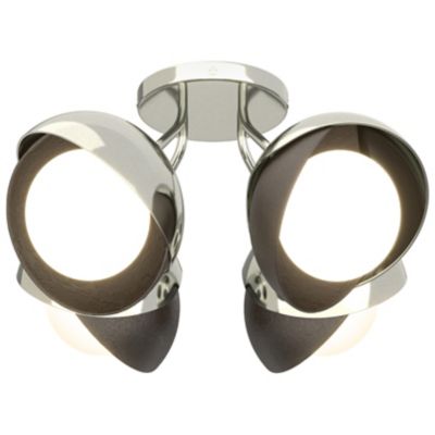 Brooklyn 4-Light Double Shade Semi-Flushmount