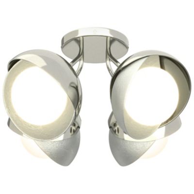 Brooklyn 4-Light Double Shade Semi-Flushmount