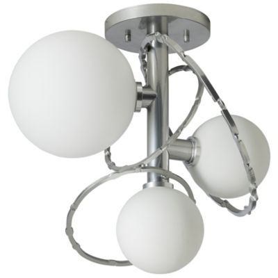 Olympus 3-Light Semi-Flushmount