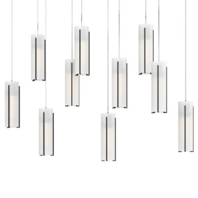Exos 10-Light Rectangular Pendant